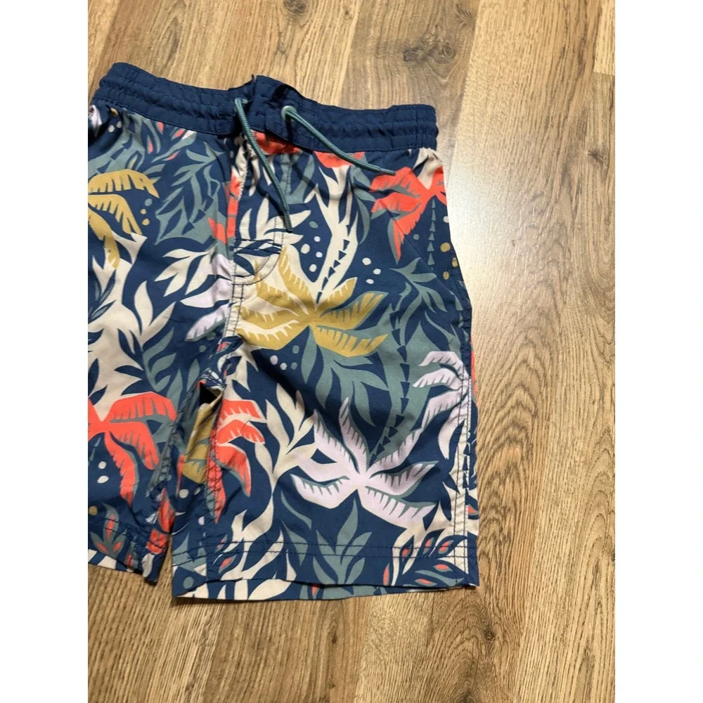 Old Navy Shorts Youth Boys Size Medium Blue Orange Green Swim Trunks